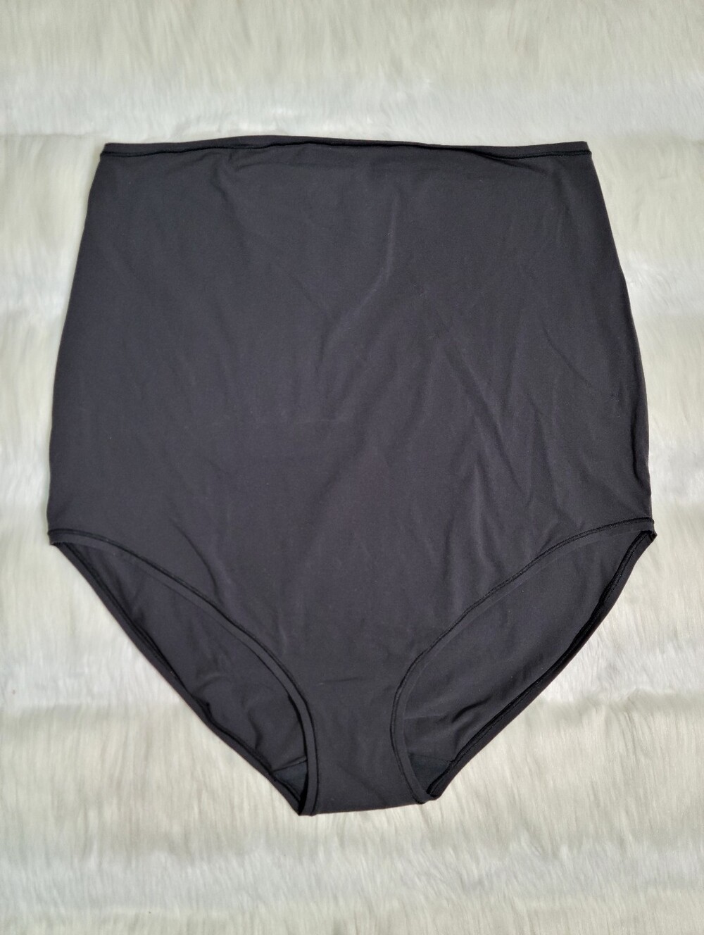 SKIMS Maternity Cotton Jersey High Waisted Brief Black Soot Large NEW